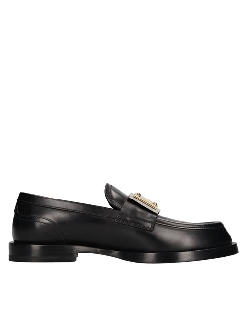 Leather loafers DOLCE&GABBANA | A30203 AB640 80999NERO